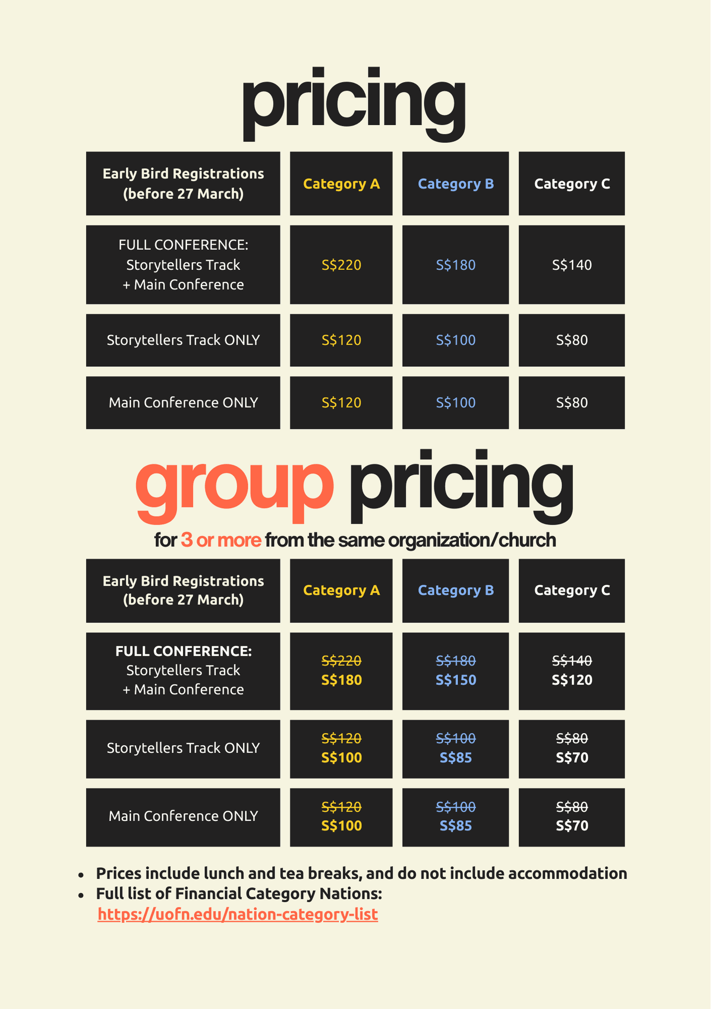 6. Pricing